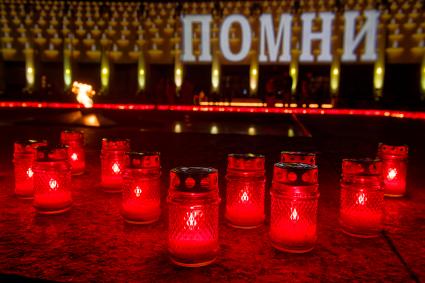 Всероссийская акция`Свеча памяти` на Поклонной горе