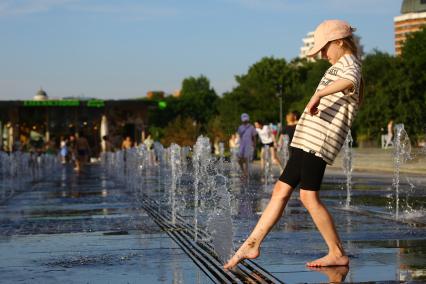 Жаркая погода в Москве