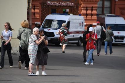 Жаркая погода в Москве