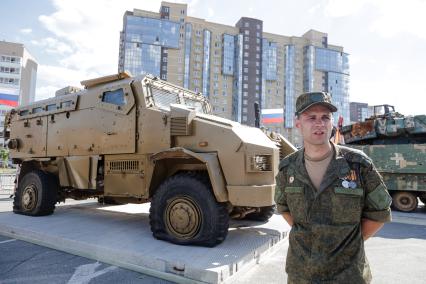 Выставка трофейной техники НАТО в Челябинске