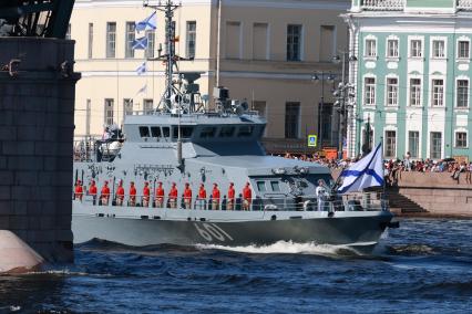 Празднование Дня ВМФ в Санкт-Петербурге