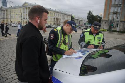 Рейд по самокатчикам-нарушителям в Екатеринбурге