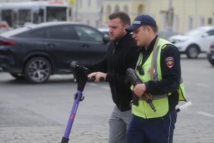 Рейд по самокатчикам-нарушителям в Екатеринбурге