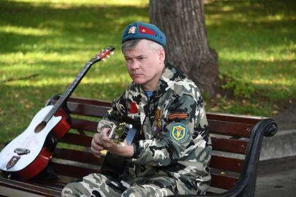 Празднование Дня ВДВ в Москве