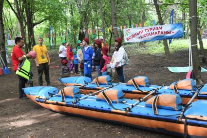 Фестиваль адаптивного туризма в \"Хаски-парке\" в Сокольниках