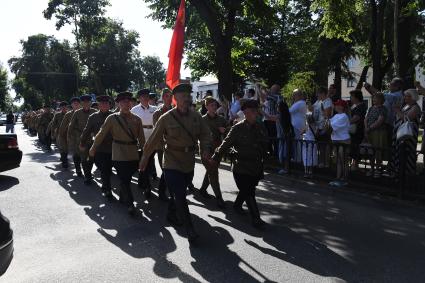 В Бресте реконструировали последний мирный день 22 июня 1941 года