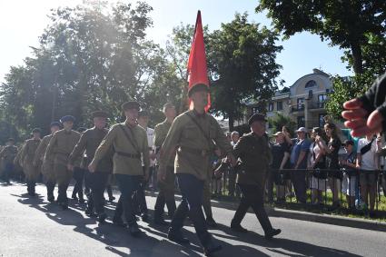 В Бресте реконструировали последний мирный день 22 июня 1941 года