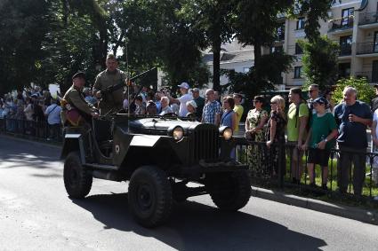 В Бресте реконструировали последний мирный день 22 июня 1941 года