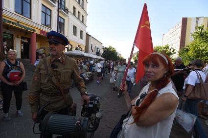 В Бресте реконструировали последний мирный день 22 июня 1941 года