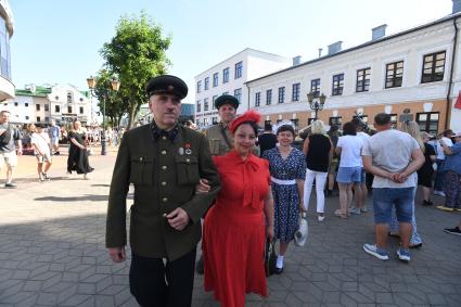 В Бресте реконструировали последний мирный день 22 июня 1941 года