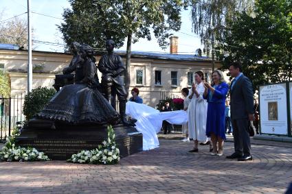 Открытие памятника императрице Марии Александровне в императорском имении Ильинское-Усово