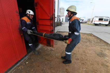 Конкурс профессионального мастерства \"Лучший спасатель МЧС России\" в Ногинске