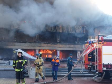 Пожар в Хабаровском краевом академическом музыкальном театре