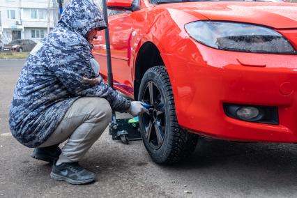 Замена резины в автосервисе