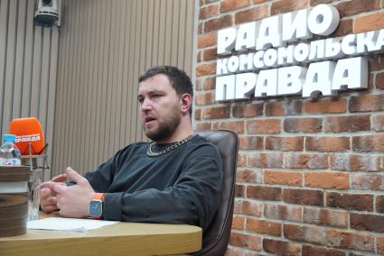 Валентин Смоляков на радиостанции `Комсомольская правда`