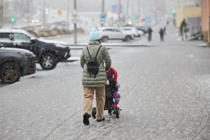 Первый снег в Перми