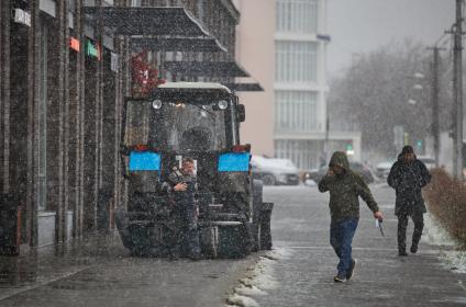 Первый снег в Перми