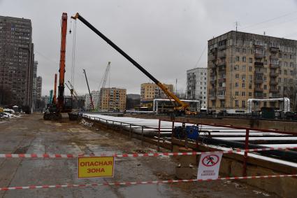 Строительство Рублево-Архангельской линии метро