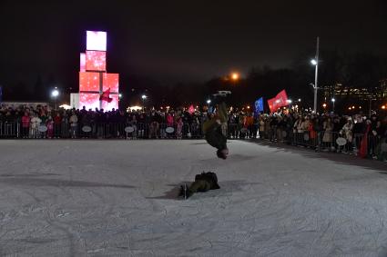 Открытие катка в Парке Горького