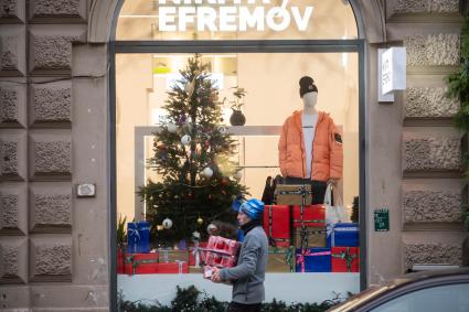 Новогодние украшения Санкт-Петербурга