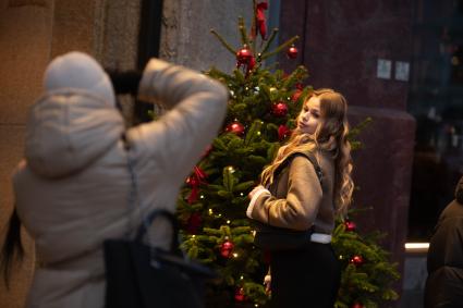 Новогодние украшения Санкт-Петербурга