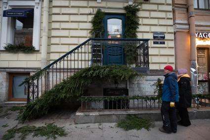 Новогодние украшения Санкт-Петербурга