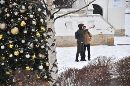 Снегопад в Москве