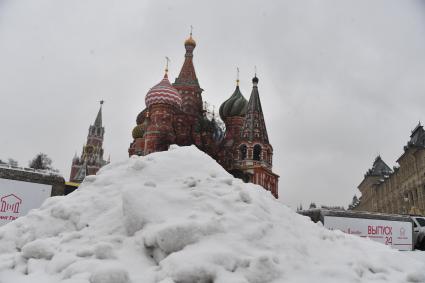 Снегопад в Москве