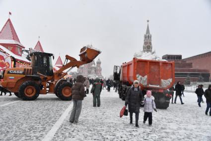 Снегопад в Москве