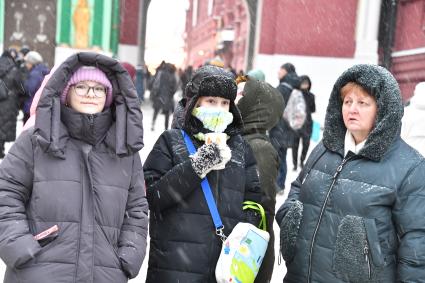 Снегопад в Москве