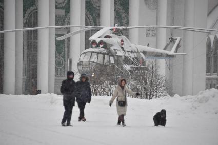 Последствия снегопада в Москве