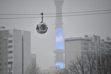 Последствия снегопада в Москве