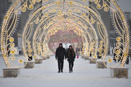 Последствия снегопада в Москве