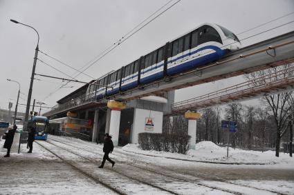 Последствия снегопада в Москве