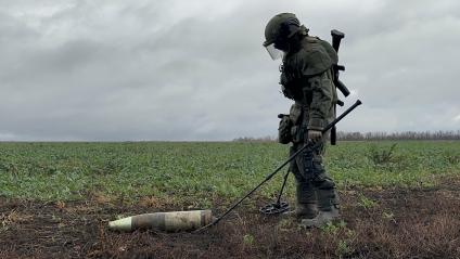 Разминирования освобожденных земель Курской области