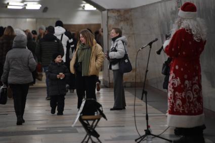 Проект \"Музыка в метро\" в Москве