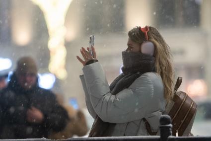 Последствия снегопада в Санкт-Петербурге