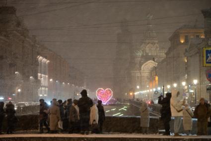 Последствия снегопада в Санкт-Петербурге