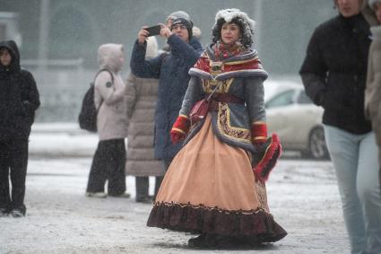 Последствия снегопада в Санкт-Петербурге