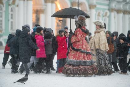 Последствия снегопада в Санкт-Петербурге