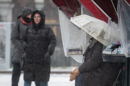 Последствия снегопада в Санкт-Петербурге