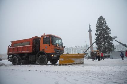 Последствия снегопада в Санкт-Петербурге