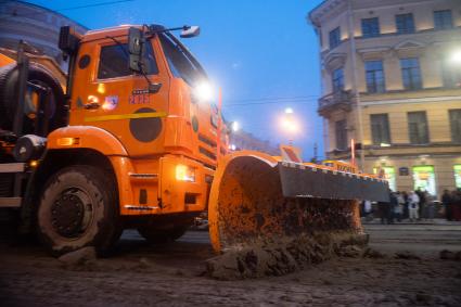 Последствия снегопада в Санкт-Петербурге