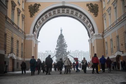 Последствия снегопада в Санкт-Петербурге