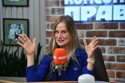 Татьяна Поливанова на радиостанции Комсомольская правда\"