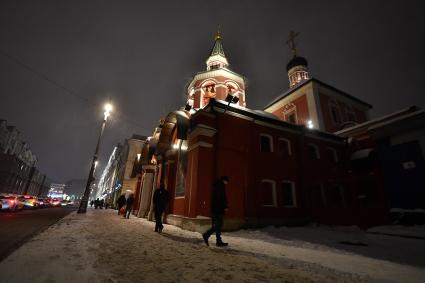 Снегопад в Москве