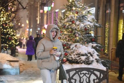 Сильный снегопад в Москве