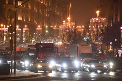 Сильный снегопад в Москве