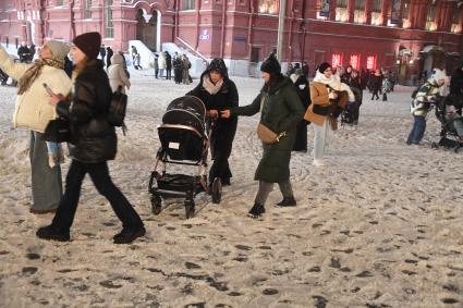 Сильный снегопад в Москве