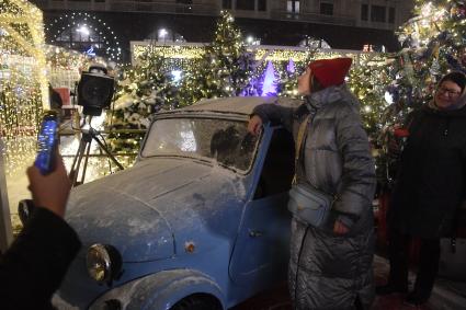 Сильный снегопад в Москве